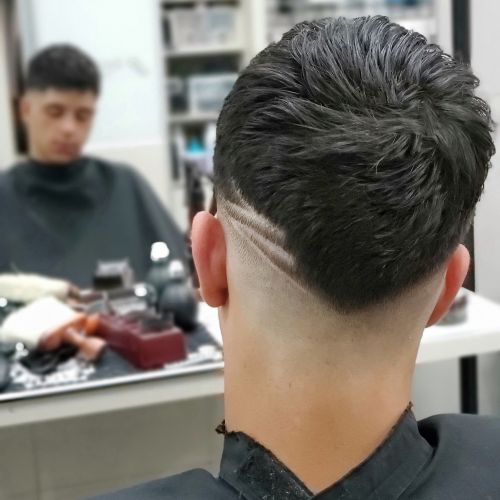 Arreglo corte de pelo en nuca