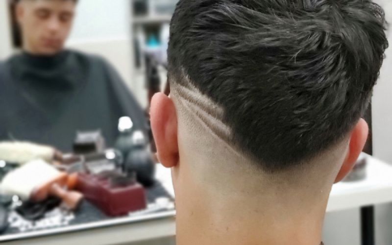 Arreglo corte de pelo en nuca