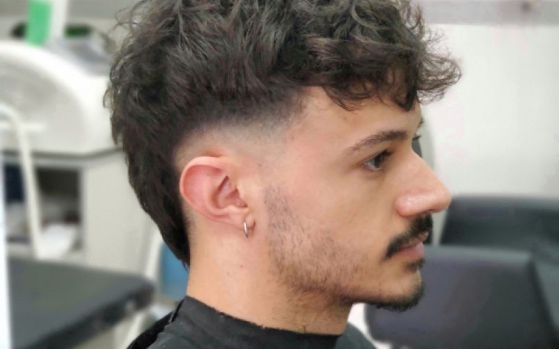 Detalle lateral corte de pelo